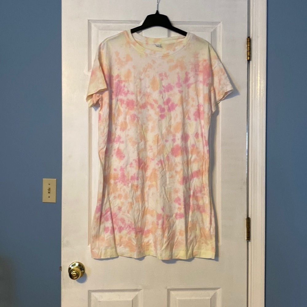 Old Navy womens tie die dress; ; size large - Picture 1 of 5